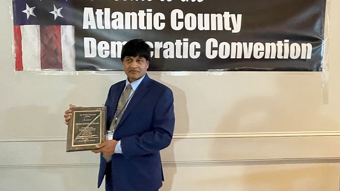 সাউথ জার্সিতে ‘জিম হুইলান স্মৃতি’ পুরস্কার পেলেন বাবুল